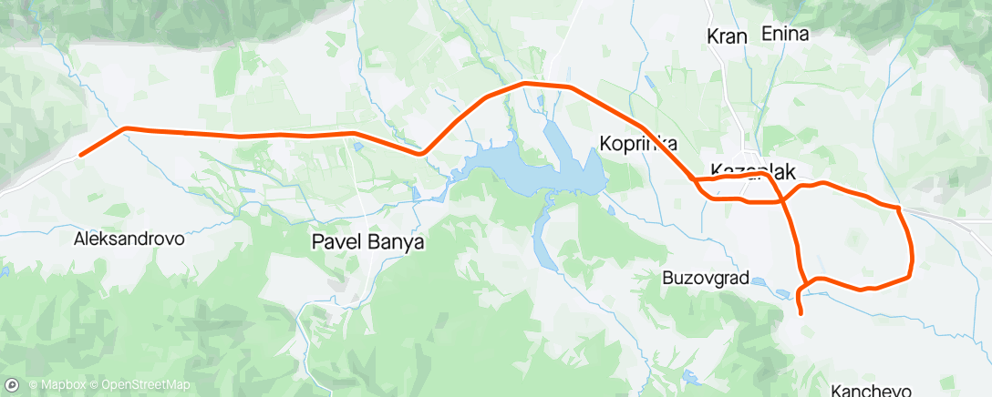 Map of the activity, Манолово / Manolovo
