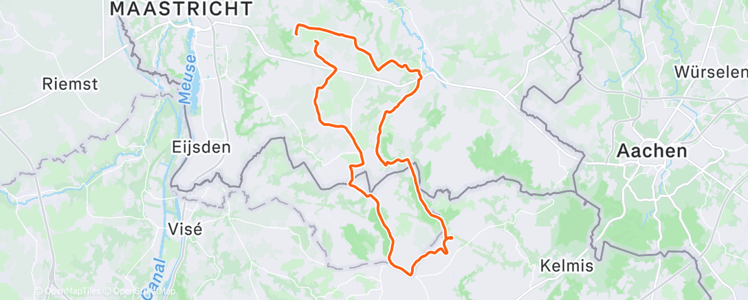 Map of the activity, Veurjoar