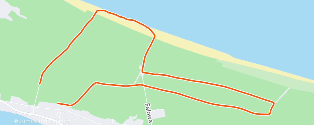 Map of the activity, Lunch Walk