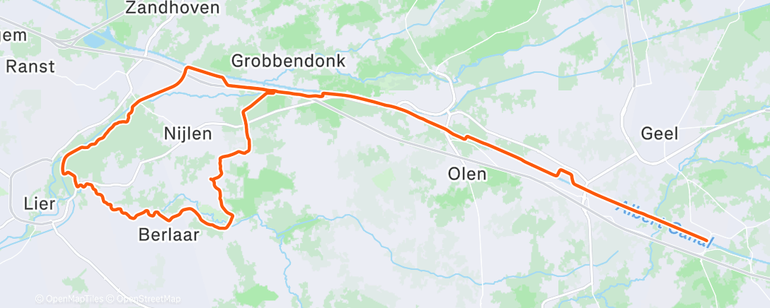 Map of the activity, Even terug moeten zoeken naar het gaspedaal