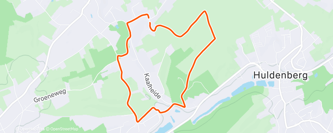 Карта физической активности (Course à pied du midi)