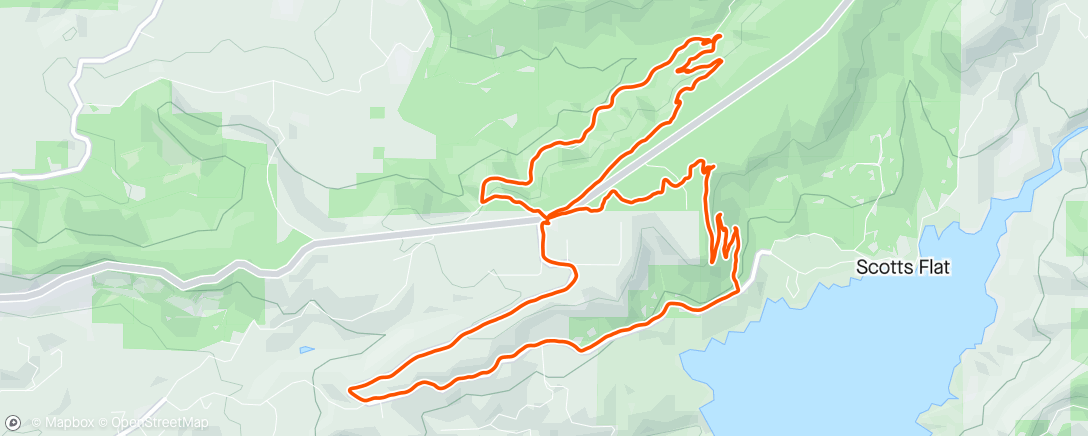 Map of the activity, Chill ride with Elyse