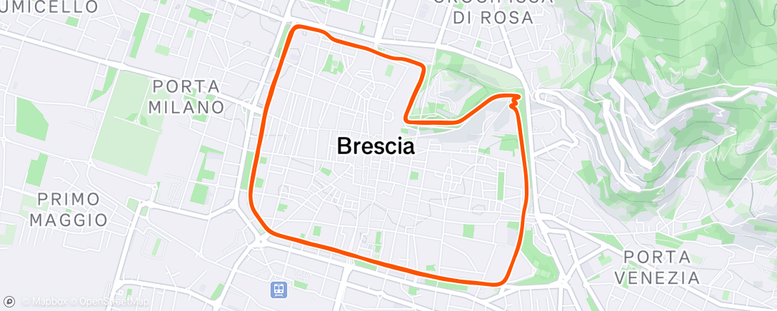 Map of the activity, Città di Brescia P4
