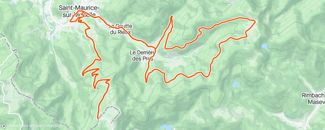 Map of the activity, Rouge Gazon & Ballon d’Alsace