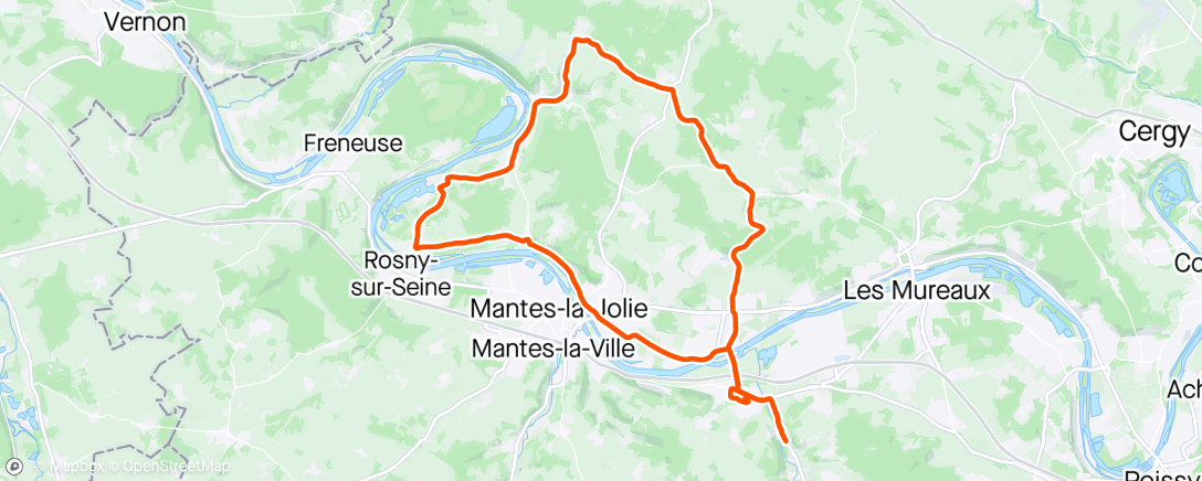Map of the activity, Veille de Paris Camembert 🌧