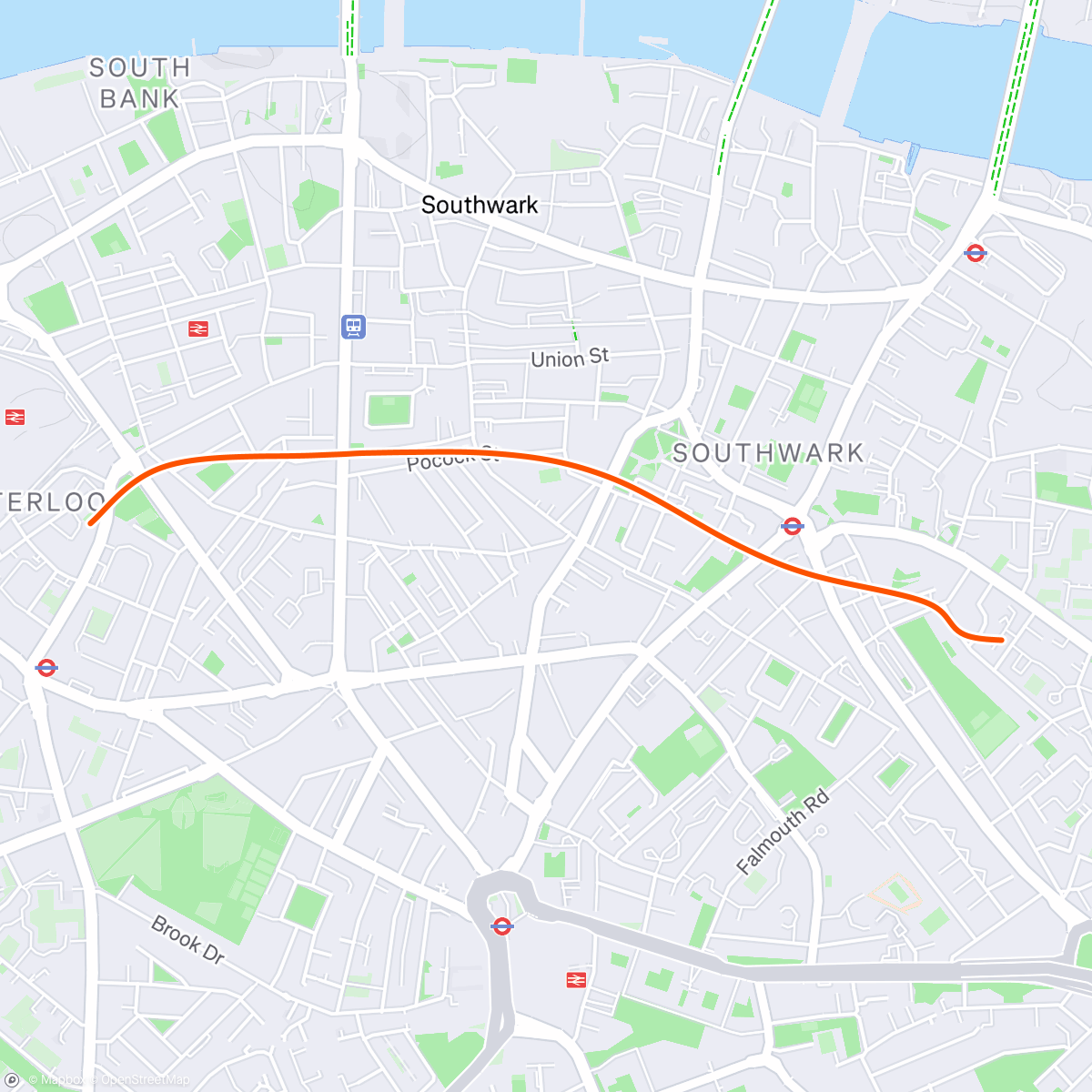Map of the activity, Zwift - Just The Basics on London Flat in London