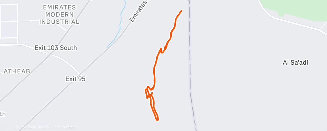 Map of the activity, Утренний велозаезд