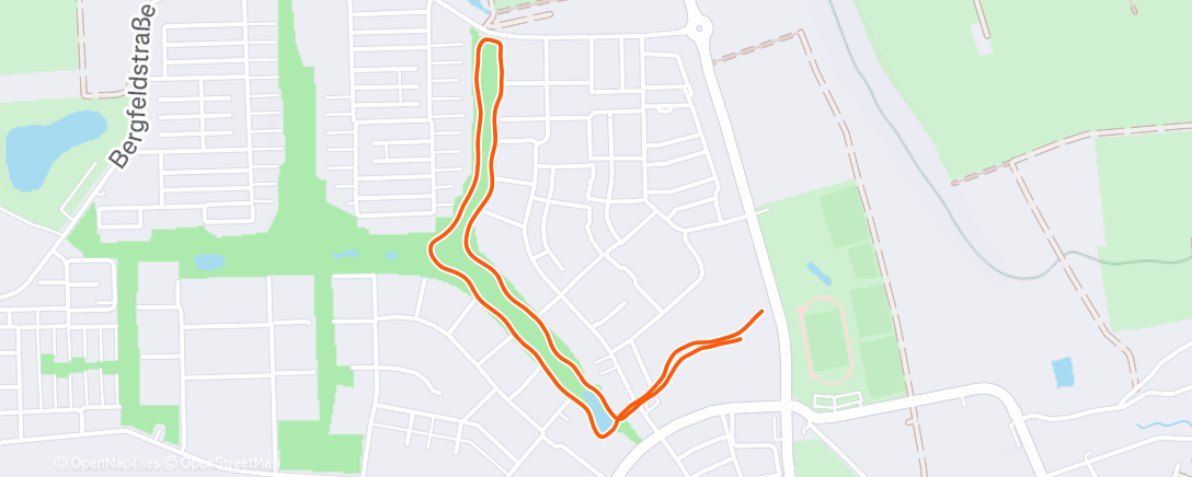 Карта физической активности (Abendlauf)