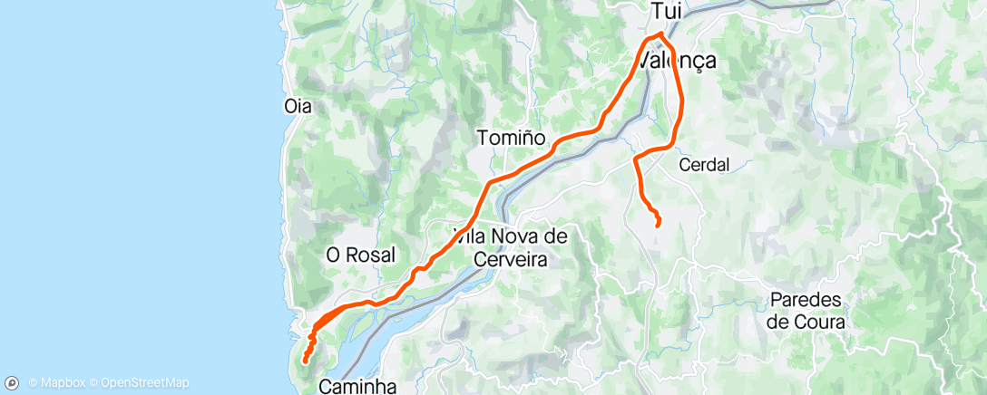「Volta de bicicleta matinal」活動的地圖
