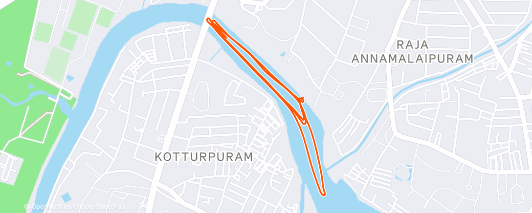 Карта физической активности (Morning rowing with my old crew  🌟🌟🌟)