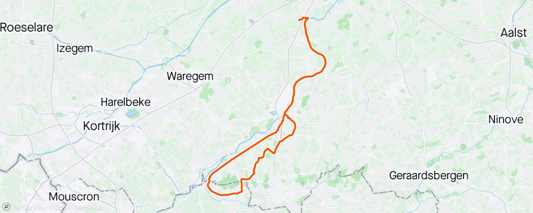 Map of the activity, Fietsen fietsen