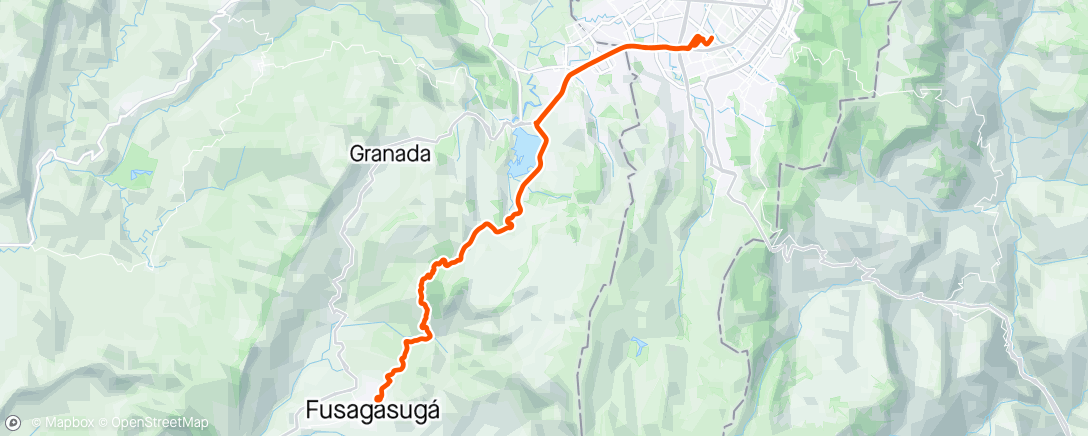Kaart van de activiteit “Fusagasugá”