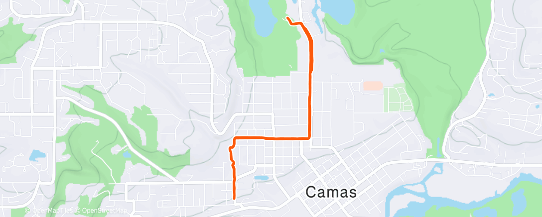 Map of the activity, to fallen leaf lake