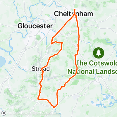 Tetbury loop | 51.7 mi Cycling Route on Strava