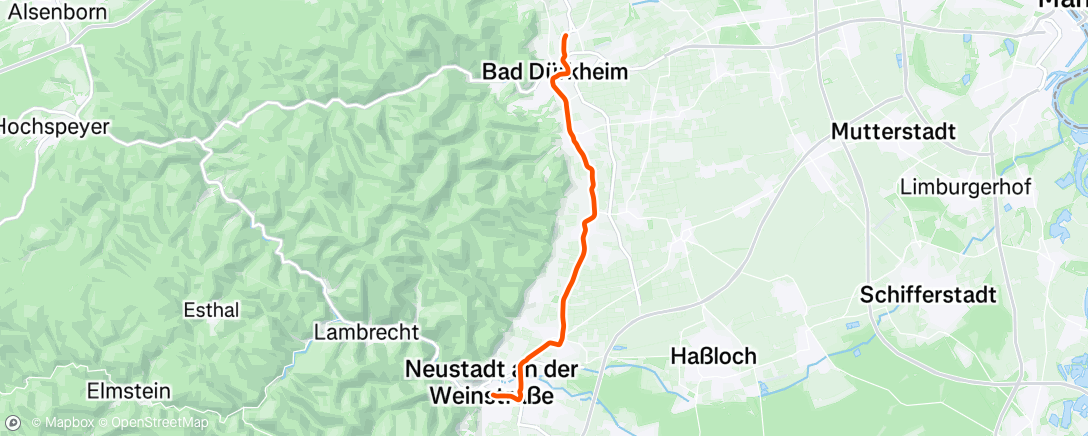 Map of the activity, zum Treffen mit meinen Eltern