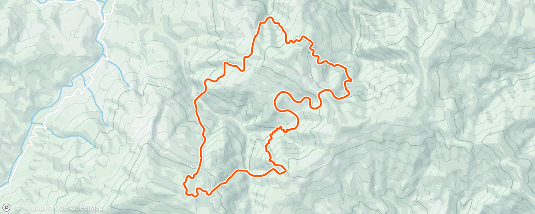 Map of the activity, Zwift - PWR 2x20 210 on R.G.V. in France