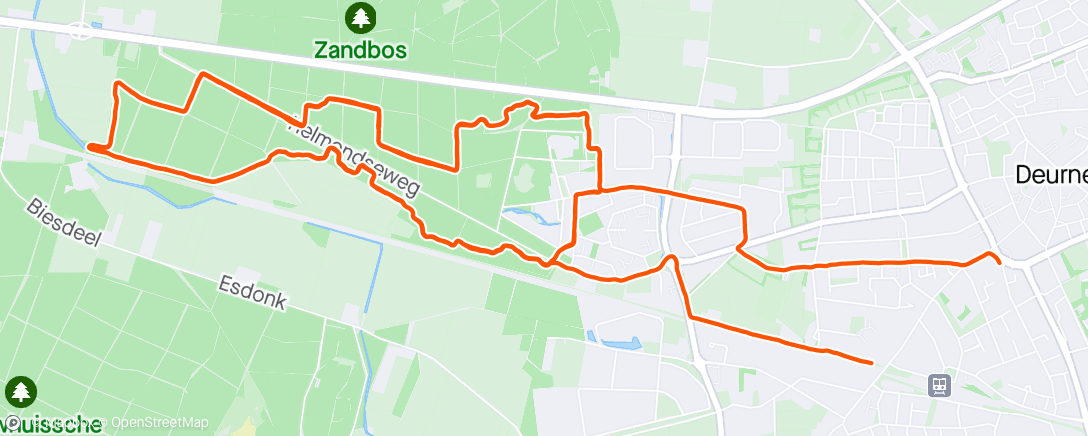 Map of the activity, Run Rijtven 🇳🇱