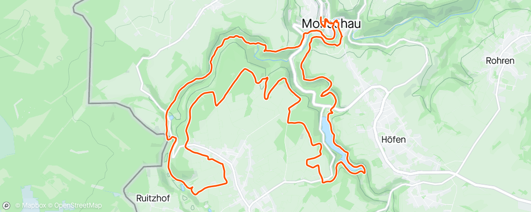 Mapa de la actividad, #35 Monschau Trailrun met Thijs en Wouter