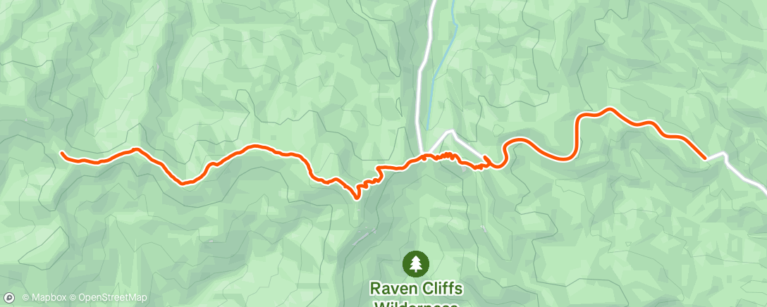 Map of the activity, Morning Hike