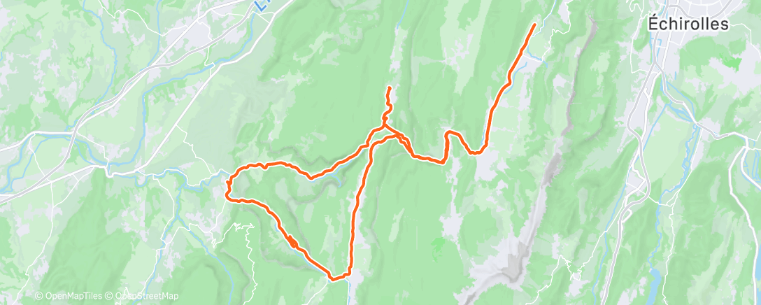 Map of the activity, Frôlé la mort par hypothermie