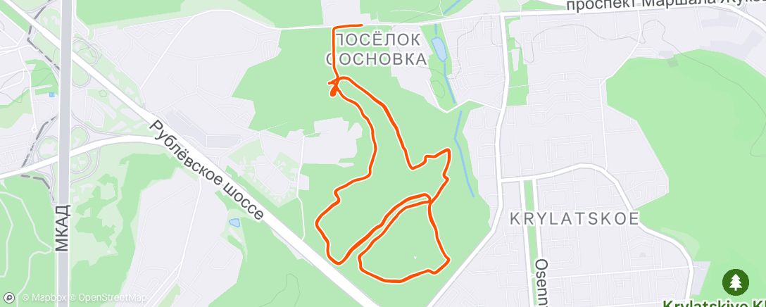 Map of the activity, МВМ 2025