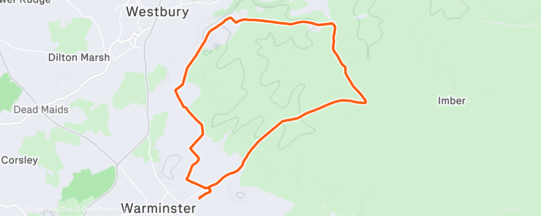 Map of the activity, Plain Crazy Race