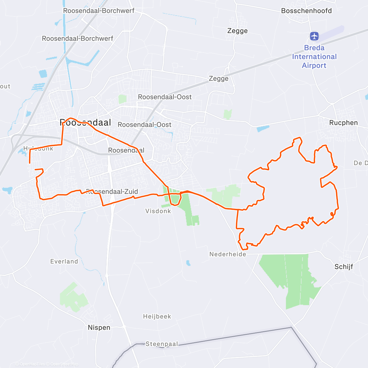 Map of the activity, Namiddagrit