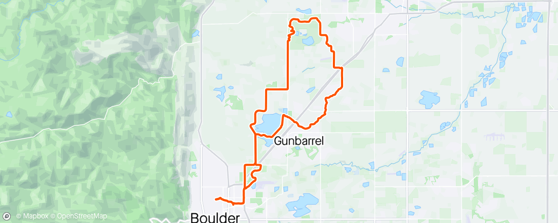 Map of the activity, Full Cycle Chill Gravel