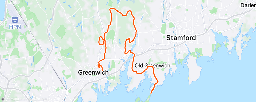 Map of the activity, Morning Ride
