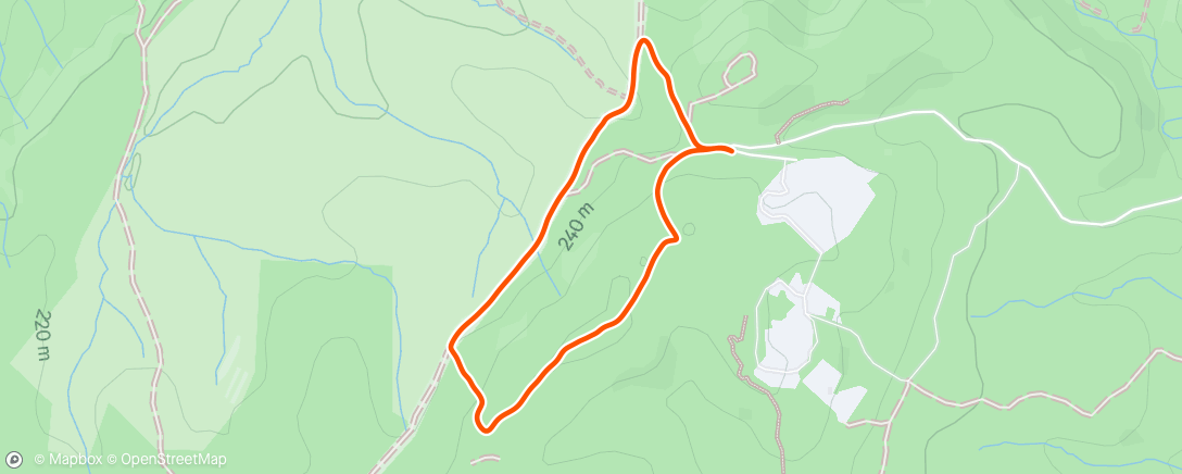 Map of the activity, Marche dans l'après-midi