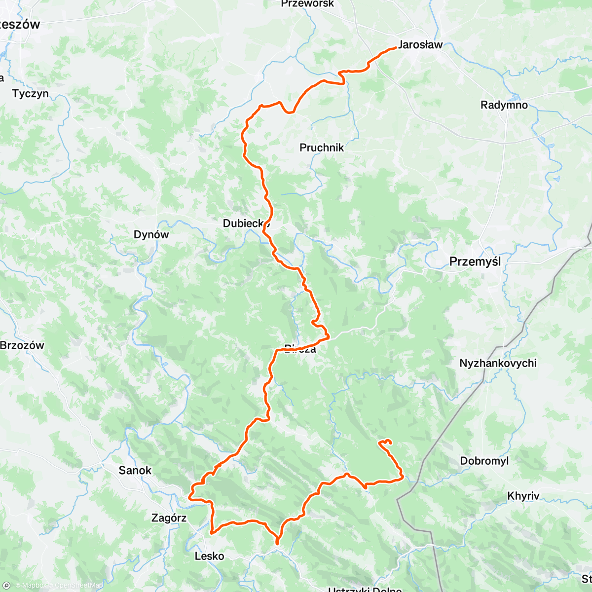 Map of the activity, Orlen Nations cup 🇵🇱