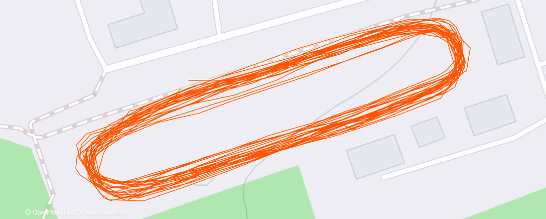 Map of the activity, Северный лыжный заезд (утро)