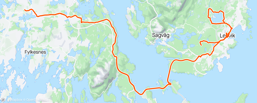 アクティビティ「Sunnhordland løpsfesten 2024, Sykkelvakt☀️🏃🏼‍♂️👌🏻🇳🇴」の地図