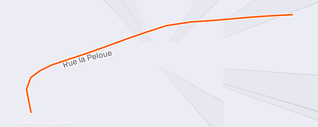 活动地图，Course à pied dans l'après-midi