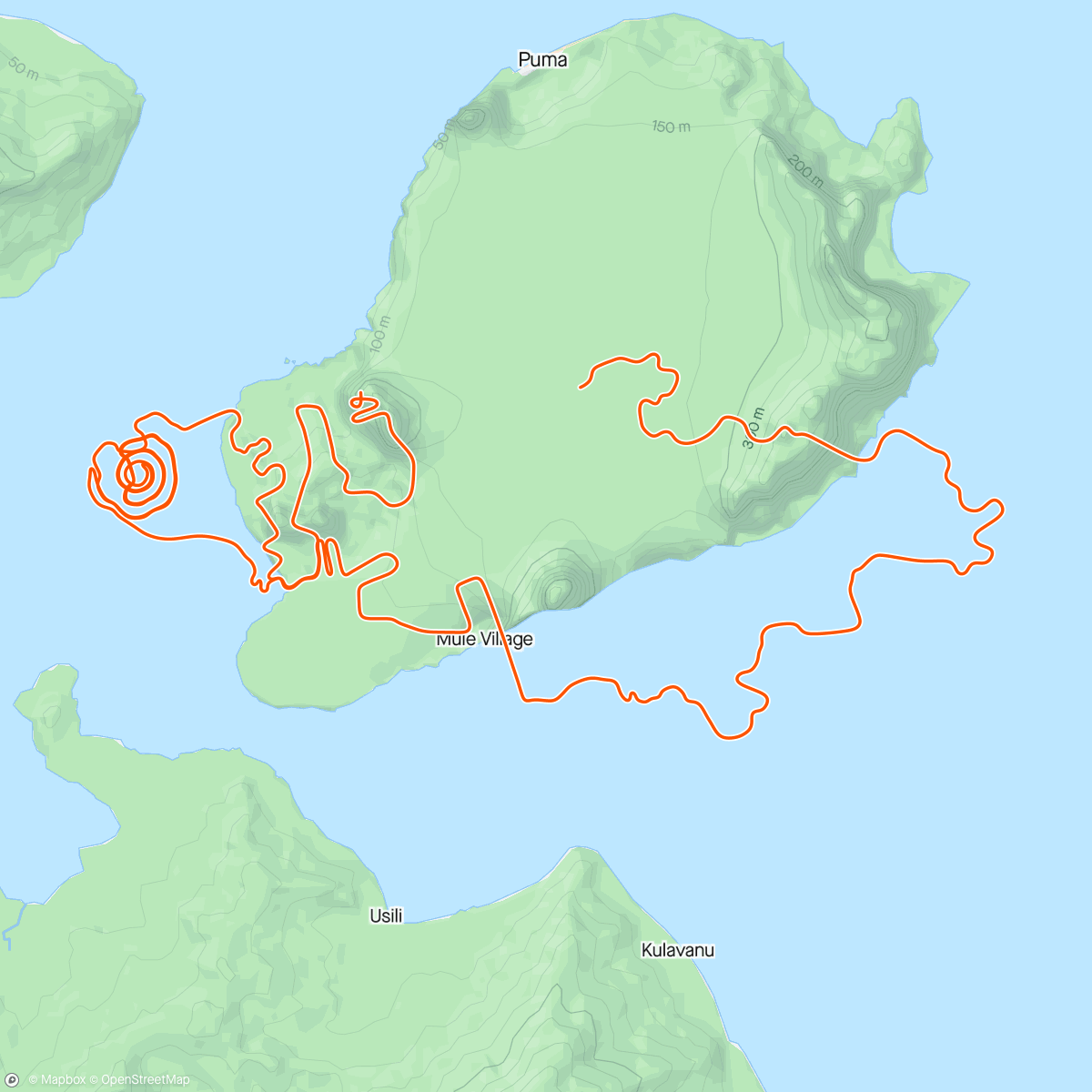 Map of the activity, Zwift - HT