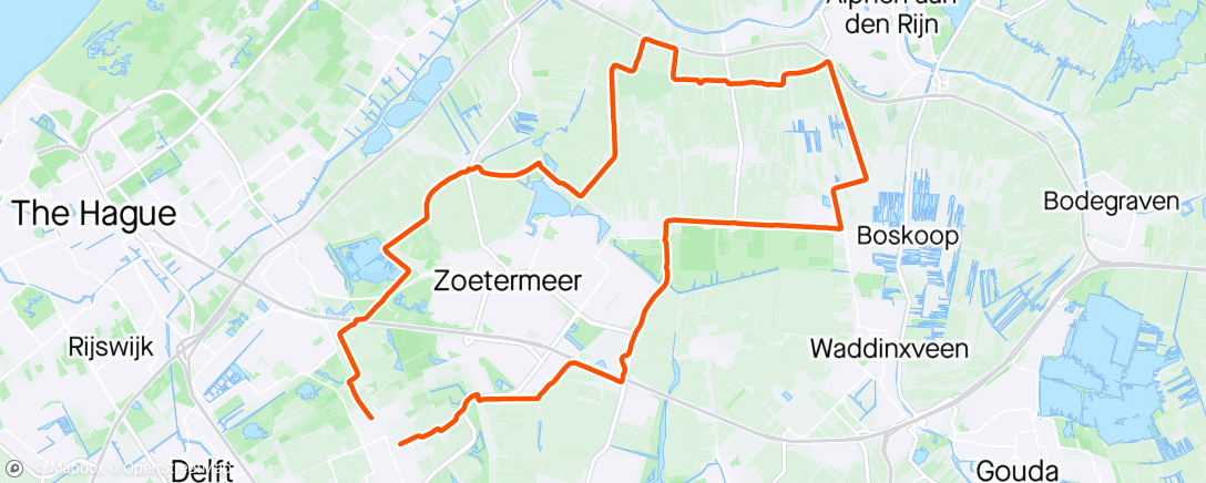 Map of the activity, Woensdagavondronde