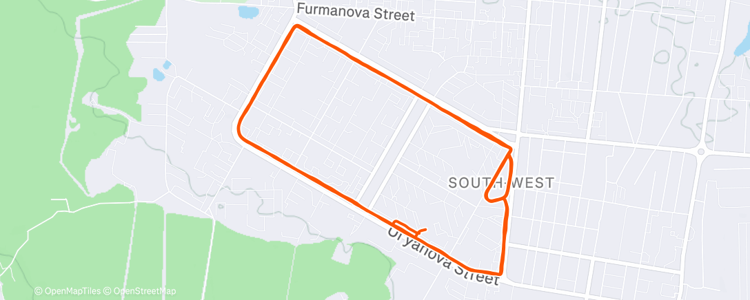 Карта физической активности (Утренний забег)