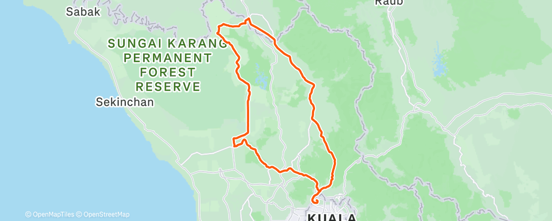 Map of the activity, Audax] BRM200 Pink Ride 9.0 Kiara Bay