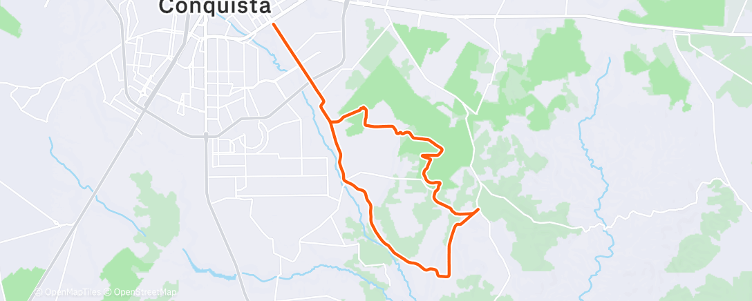 Map of the activity, Morning E-Bike Ride