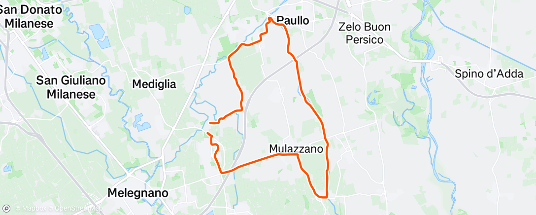 Map of the activity, Afternoon Gravel Ride