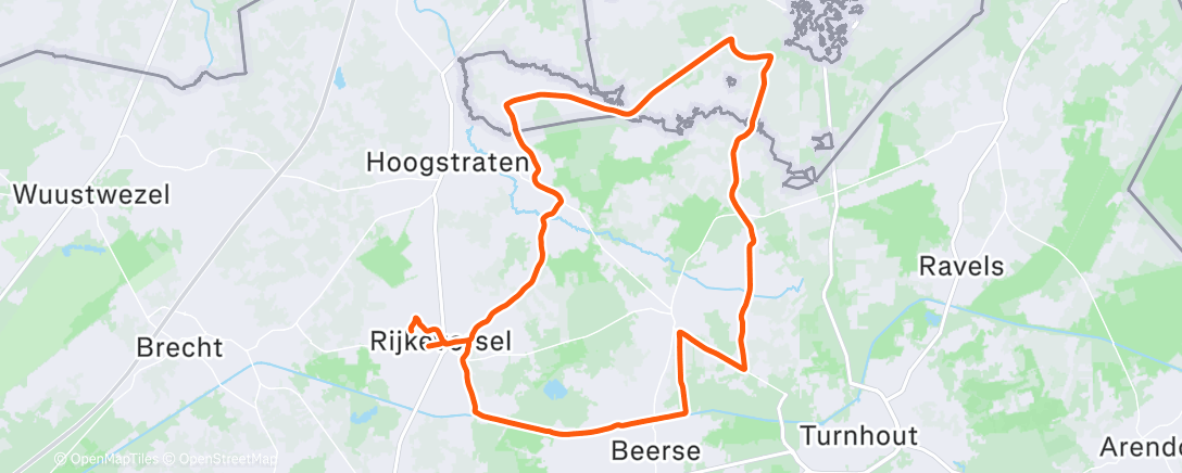 Карта физической активности (Brommer bijna door de ruit)