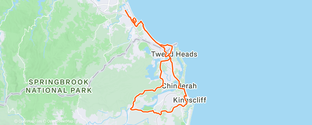 Map of the activity, Morning spin