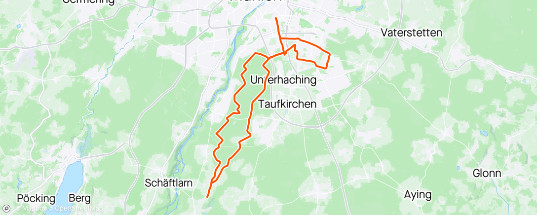 Map of the activity, Specialized Munich Shop Ride mit Nici - a bissl Cruxln
