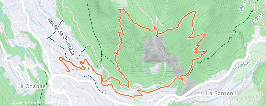 Карта физической активности (Le E en monstre cannes)