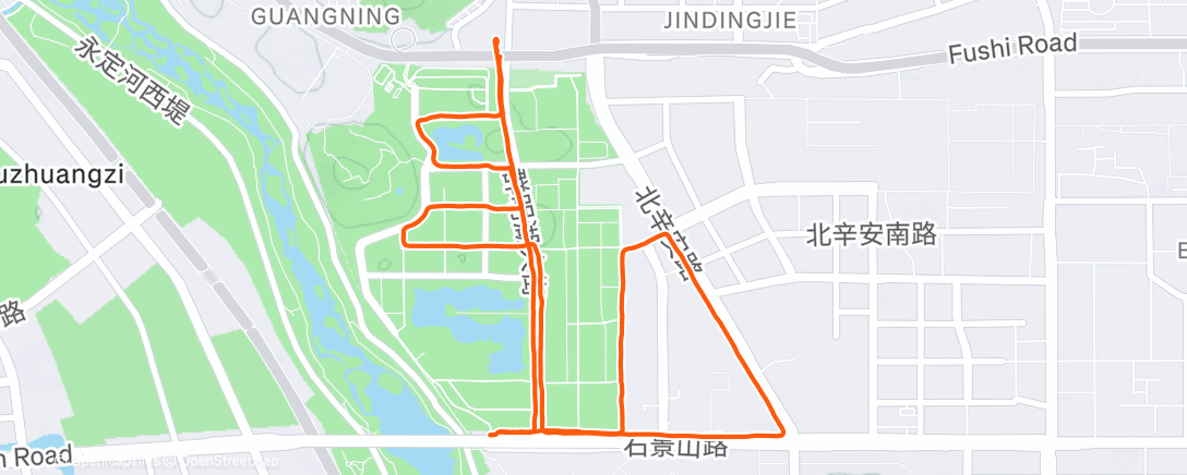 Карта физической активности (晨间跑步)