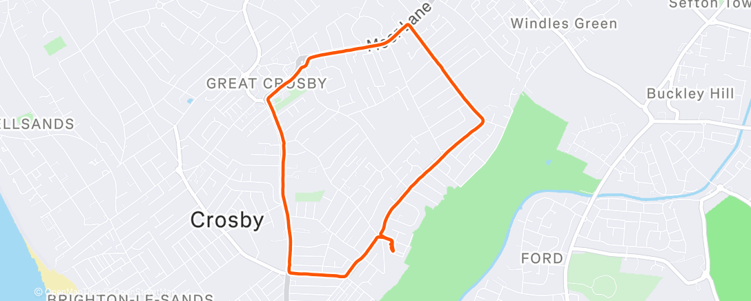 Карта физической активности (Morning Run)