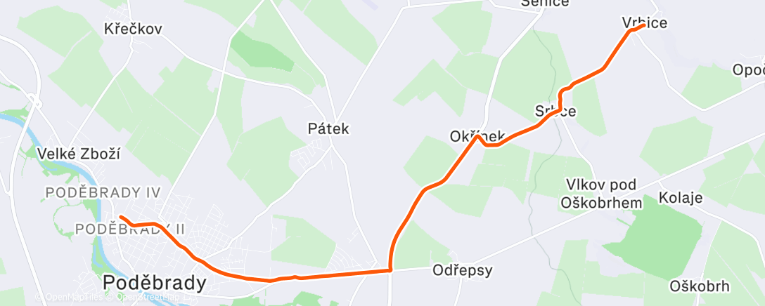 Карта физической активности (Morning Ride)