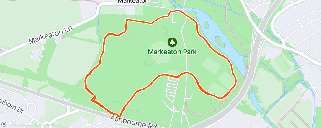 Mappa dell'attività MarkEaton ParkRun with Sharon