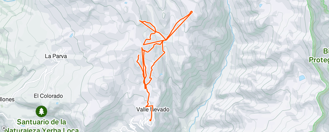 Map of the activity, Lunch Alpine Ski