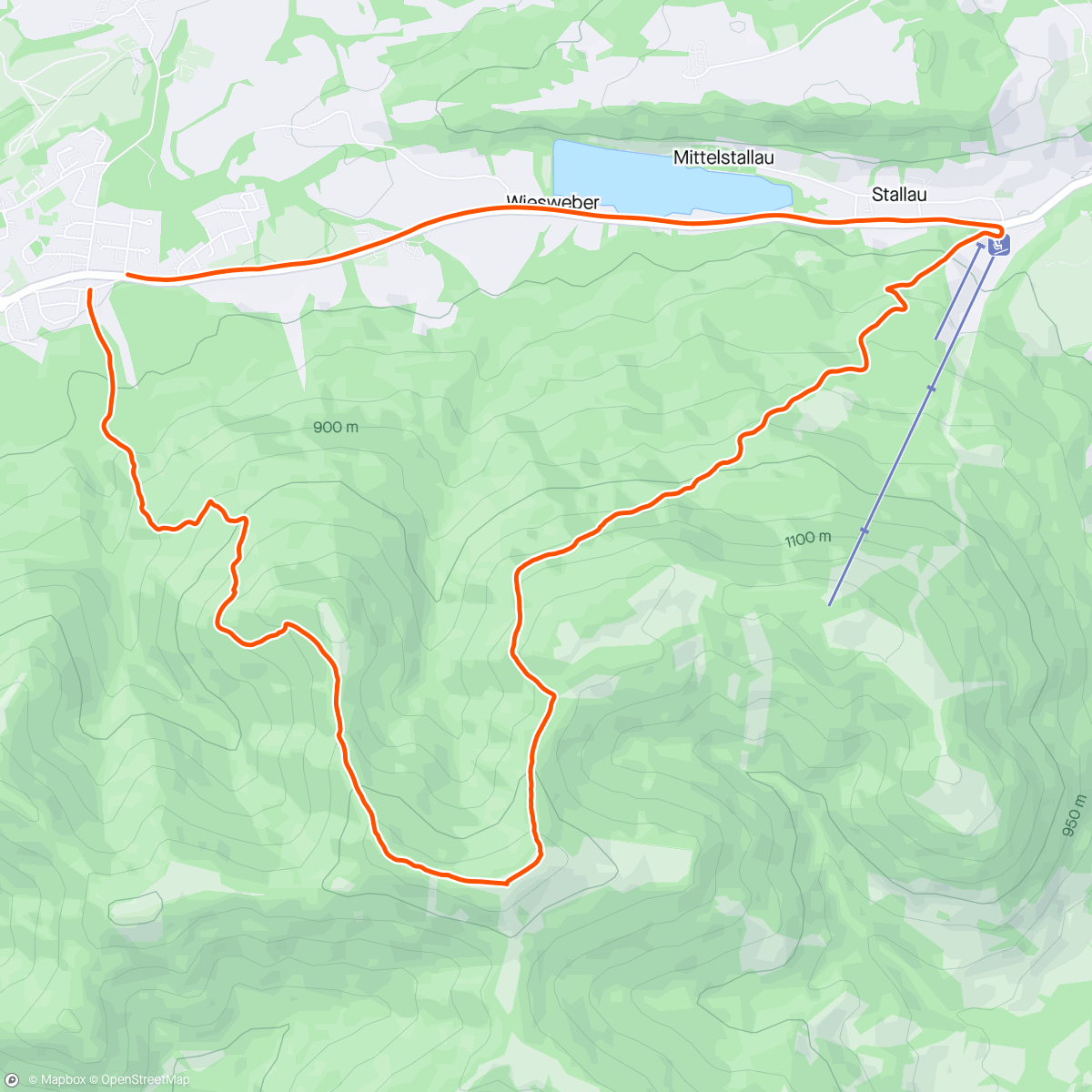 Map of the activity, Moi wieda Zwiesl